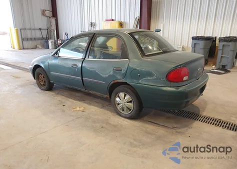 1998 Chevrolet Metro Lsi from USA, damaged, VIN 2C1MR5225W6734147